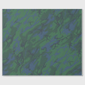 Papier Cadeau Camo vert crépusculaire (Plat)