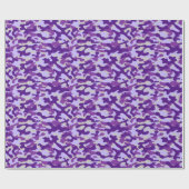 Papier Cadeau Camo violet (Plat)