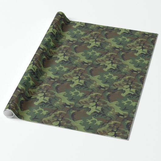 Papier Cadeau Camouflage (Déroulé)