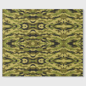 Papier Cadeau Camouflage amusant et aux formes uniques (Plat)