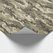 Papier Cadeau Camouflage Camo Brown (Coin)