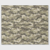 Papier Cadeau Camouflage Camo Brown (Plat)
