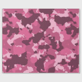 Papier Cadeau Camouflage Camo Pink (Plat)