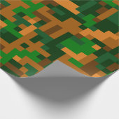 Papier Cadeau Camouflage de 8 bits (Coin)