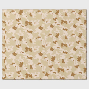 Papier Cadeau Camouflage de désert