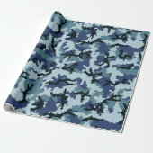 Papier Cadeau Camouflage de la marine (Déroulé)