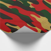 Papier Cadeau Camouflage de Noël (Coin)