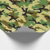 Papier Cadeau Camouflage des bois (Coin)
