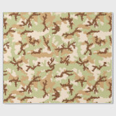 Papier Cadeau Camouflage du désert (Plat)