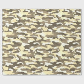 Papier Cadeau Camouflage du désert (Plat)
