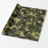 Papier Cadeau Camouflage Euro Spring (Déroulé)