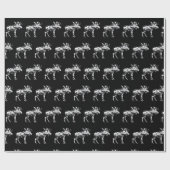 Papier Cadeau Camouflage Gris Moose (Plat)