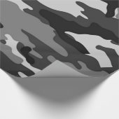 Papier Cadeau Camouflage gris| Papier à envelopper (Coin)