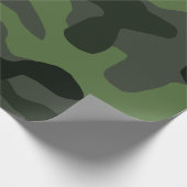 Papier Cadeau camouflage gris vert foncé no.14 imprimer (Coin)