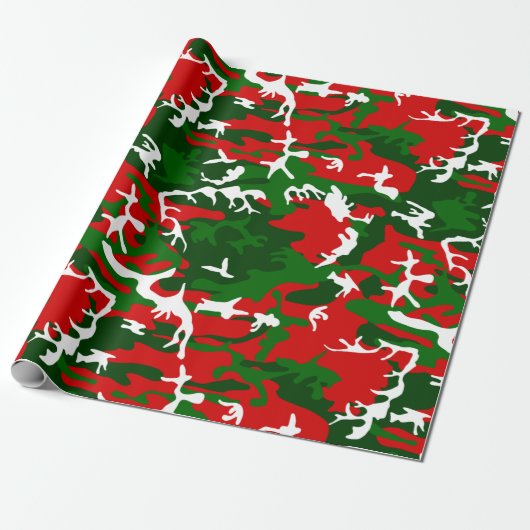 Papier Cadeau camouflage hideux de Noël (Déroulé)