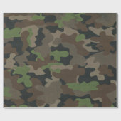 Papier Cadeau Camouflage militaire inspiré Tactique Extérieur (Plat)