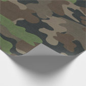 Papier Cadeau Camouflage militaire inspiré Tactique Extérieur (Coin)