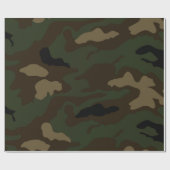 Papier Cadeau camouflage militaire motif uniforme de soldat de l (Plat)