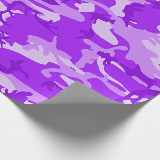 Papier Cadeau Camouflage pourpre (Coin)