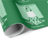 Papier Cadeau Camouflage rd cône drôle de cône de circulation (Coin rond)