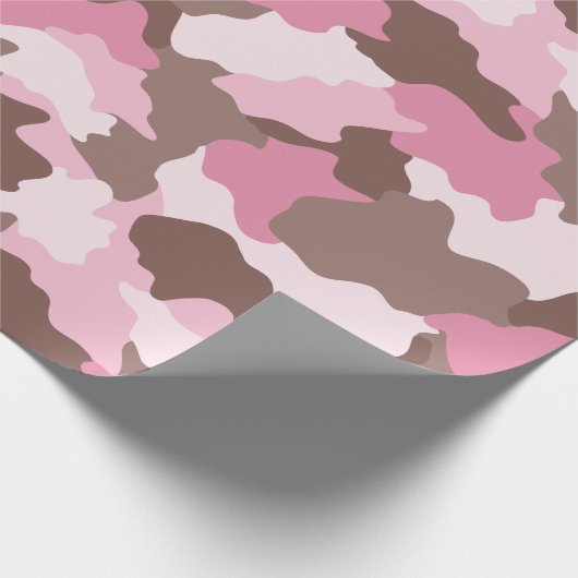 Papier Cadeau Camouflage rose (Coin)
