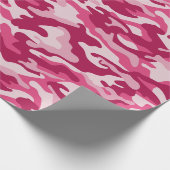 Papier Cadeau Camouflage rose (Coin)