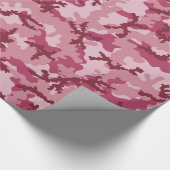 Papier Cadeau Camouflage rose (Coin)