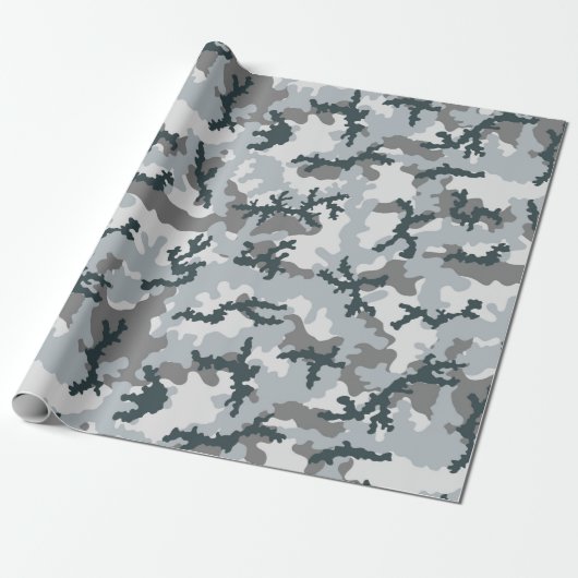 Papier Cadeau Camouflage urbain (Déroulé)