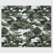 Papier Cadeau Camouflage urbain/Camo de 8 de bit Digitals de (Plat)