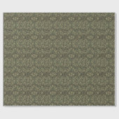 Papier Cadeau Camouflage vert tendance (Plat)
