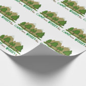 Papier Cadeau Camp Plus S'Inquiéter Moins (Coin)