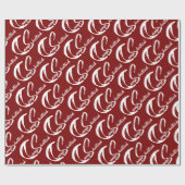 Papier Cadeau Camp Shattuck - Papier à enveloppement rouge (Plat)