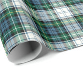Papier Cadeau Campbell Clan Robe Tartan Scottish Plaid Motif (Coin rond)
