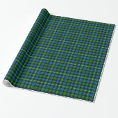 Papier Cadeau Campbell d'Argyll Clan Tartan (Déroulé)