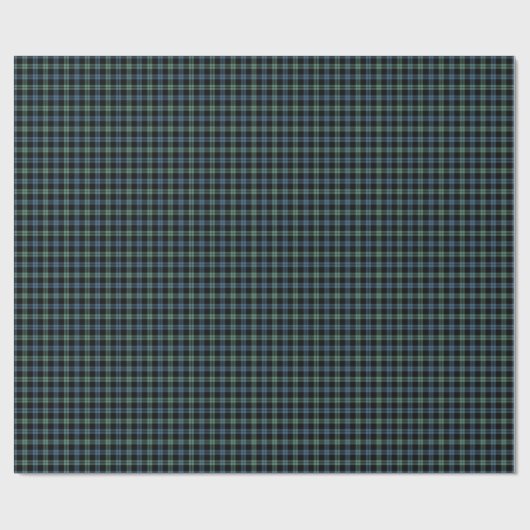 Papier Cadeau Campbell de Loch Awe Clan Tartan (Plat)