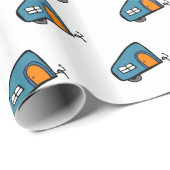 Papier Cadeau Camper (Coin rond)