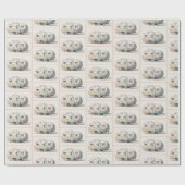 Papier Cadeau Camper ancien (Plat)