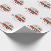 Papier Cadeau Camper Teardrop Classic Retro Thunder_Cove (Coin)
