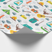 Papier Cadeau Camping (Coin)