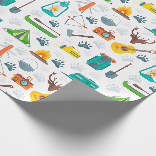 Papier Cadeau Camping (Coin)