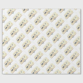 Papier Cadeau Camping de remorque de campeur Van (Plat)