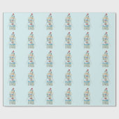 Papier Cadeau Camping gaz caniseurs drôle randonnée (Plat)