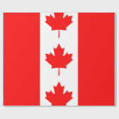 Papier Cadeau Canada (Plat)