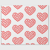 Papier Cadeau canada coeur de la feuille d'érable (Plat)