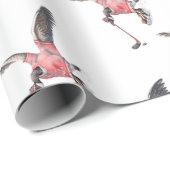 Papier Cadeau Canada Goose Jouer au hockey (Coin rond)