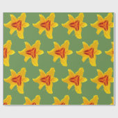 Papier Cadeau Canada Lilly, Fleur (Plat)