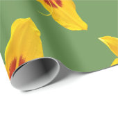 Papier Cadeau Canada Lilly, Fleur (Coin rond)