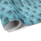 Papier Cadeau Canapé en velours turquoise Gros plan (Coin rond)