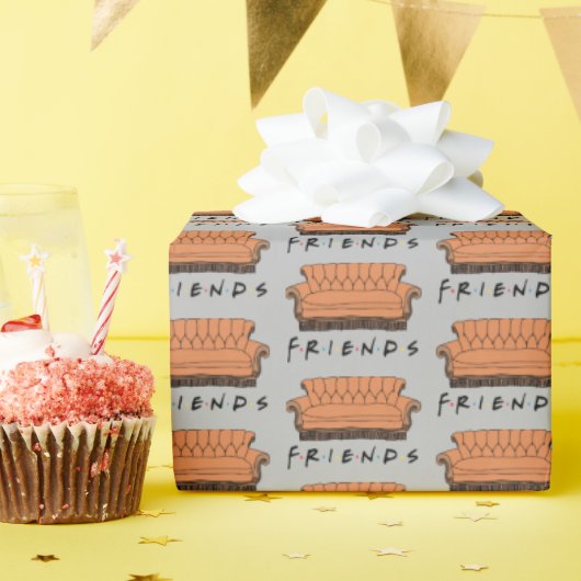 Papier Cadeau Canapé FRIENDS™ (Fête d'anniversaire)