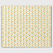 Papier Cadeau Canard 1er anniversaire (Plat)